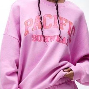 ISO Pacsun Pacific Sunwear Paisley Boyfriend Sweatshirt